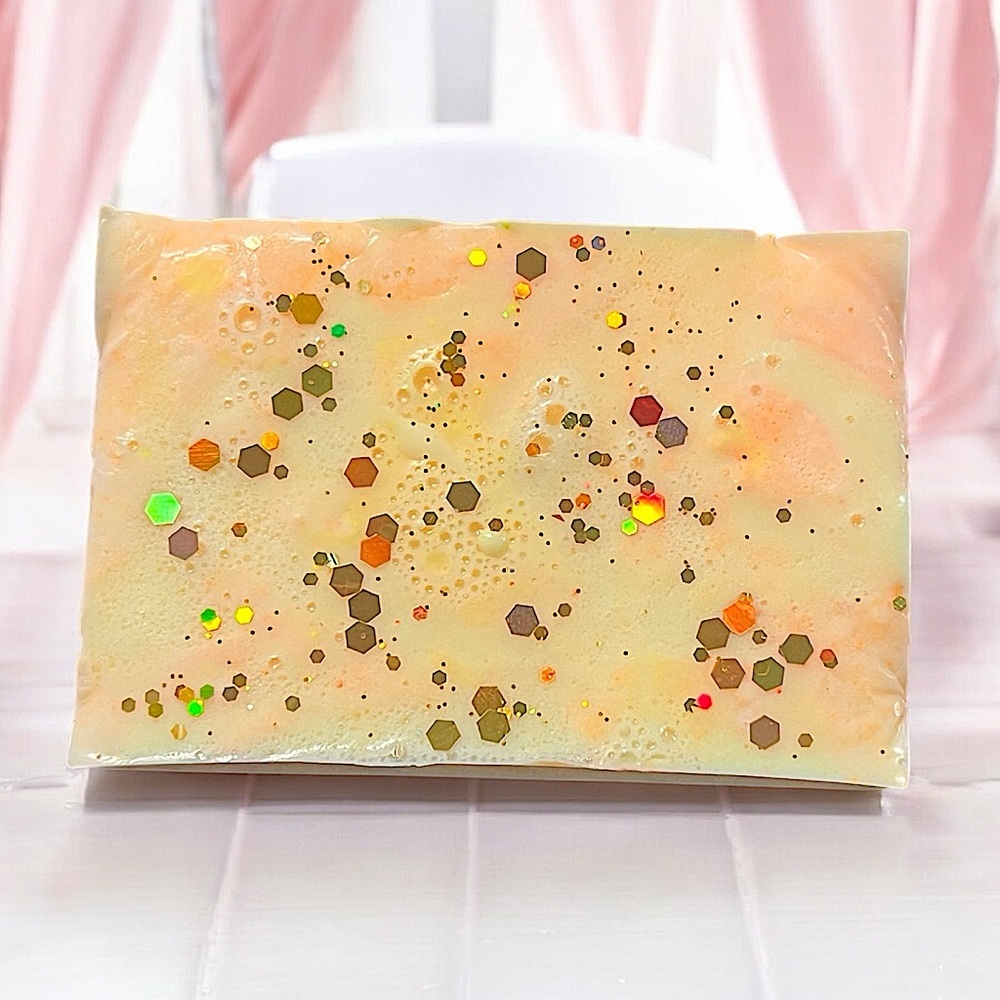 Sweet lily floral HANDMADE soap donkey milk & coconut oil 2x3 inch 4oz - Picture 1 of 3